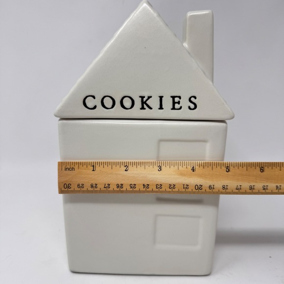 Hearth & Hand with Magnolia Stoneware House Cookie Jar - Picture 8 of 9
